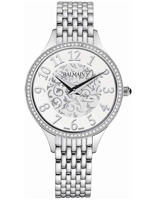 Balmain Balmain De Balmain II Lady B3935.33.14  B3935.33.14 кварцевые женские часы белый циферблат, браслет нержавеющая сталь — вид спереди